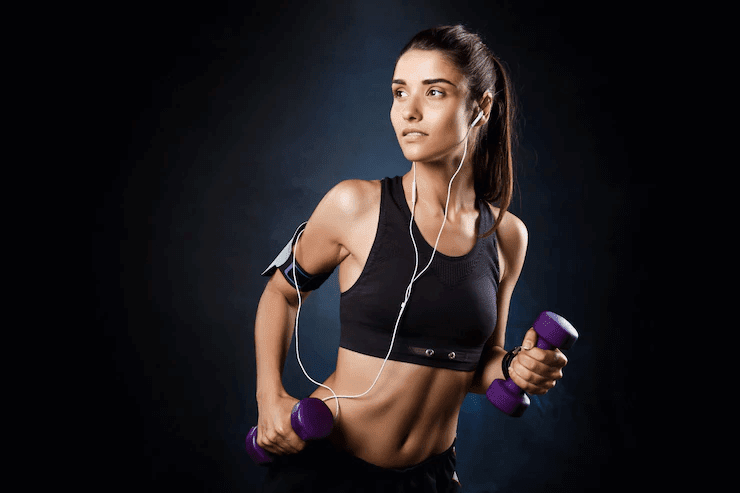 Can you wear a regular bra when working out online